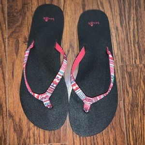 NWOT SANUK flip flops